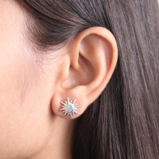 statementstudearring, Gemstone Earrings, Gifts, Stud Earring