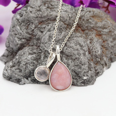 pink, Sterling, quartz, Jewelry