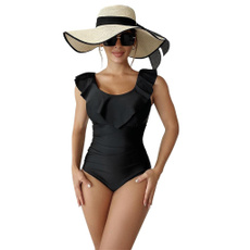 Fashion, ruffle, bikini set, Women's Fashion