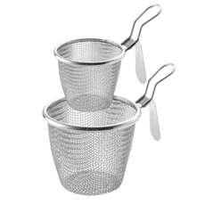 Steel, Baskets, foodstrainer, finemeshsieve