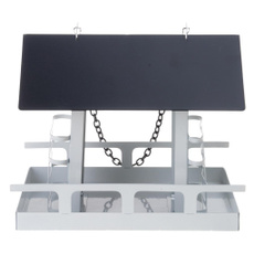 Capacity, ventilatedbirdfeeder, removablebirdfeeder, Metal
