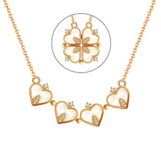 Heart, leaf, Jewelry, Chain