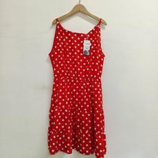 Summer, polka dot, summer dress, Polkas