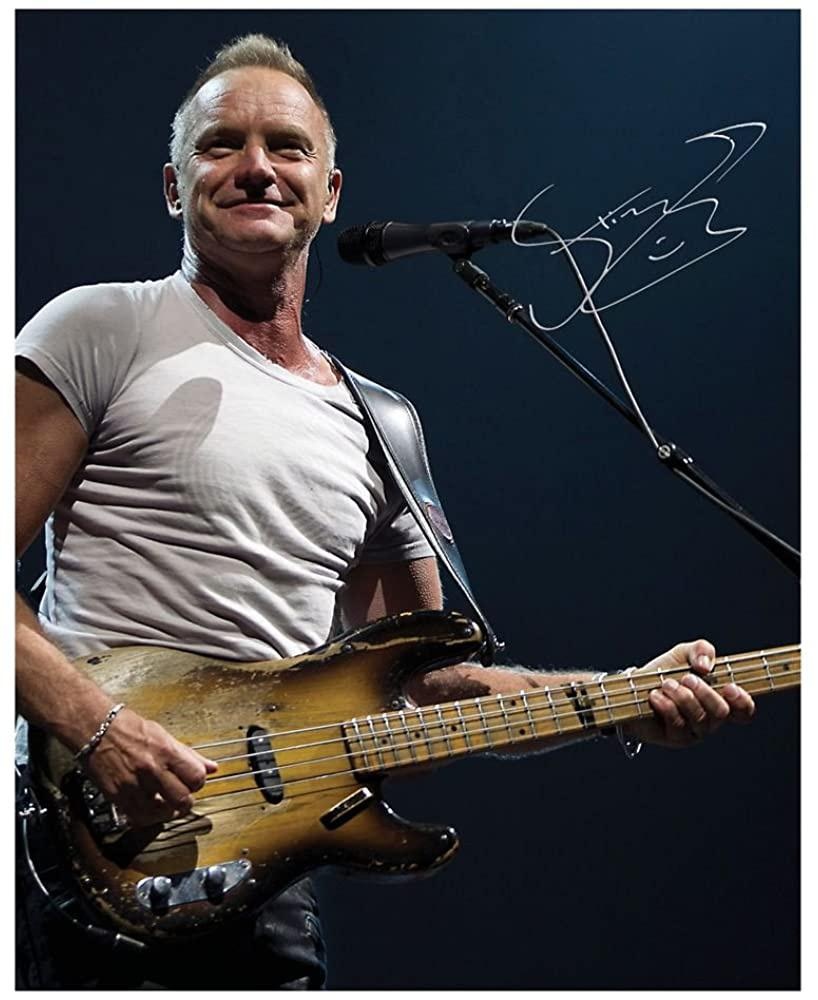 Sting Signed Autographed 8 X 10 Photo_voghion.com