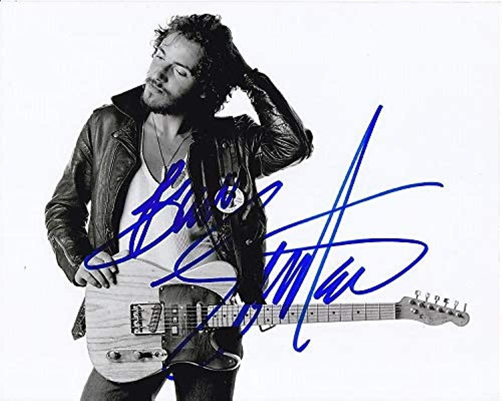 BRUCE SPRINGSTEEN Signed Autographed Photo Poster Painting_voghion.com
