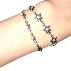 Star, linkchainbraceletsjewelry, Chain, Bracelet