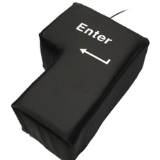 enterpillowbuttonantistresscomputerhug, button, usb, Keys