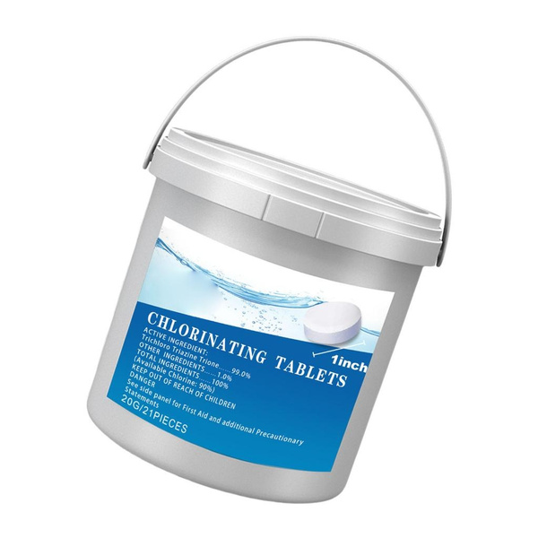 21 Pieces Pool Disinfectant Tablets For A Refreshing Swim Stabilized ...