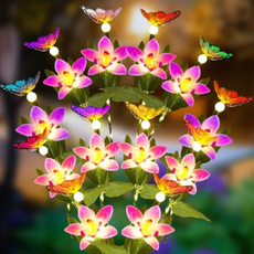butterfly, Flowers, Garden, Family