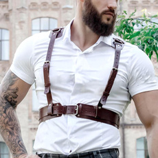 Moda uomo, Harness, Fitness, leather