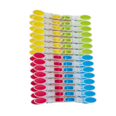 Plastic, Laundry, 30xplasticclothespinsfoodpackageclipclo, Clothes