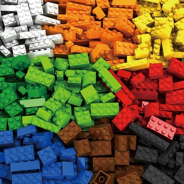 Building Blocks Pieces City DIY Creative Bricks Bulk Model Random ...