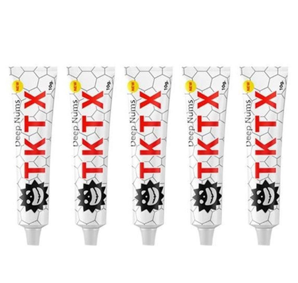 5PCS/10PCS 40% The Original TKTX Numb Cream Anesthetic 3-5 Hours White TKTX Fast Skin Numb Cream 3 To 4 Hours_voghion.com