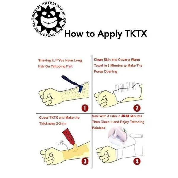 Tktx Original Betäubungscreme Fir Tattoo Laang Halen_voghion.com