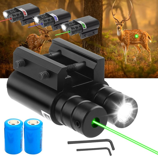 Rifle Combo Green Laser Sight Pistol Flashlight Gun Beam Handgun ...