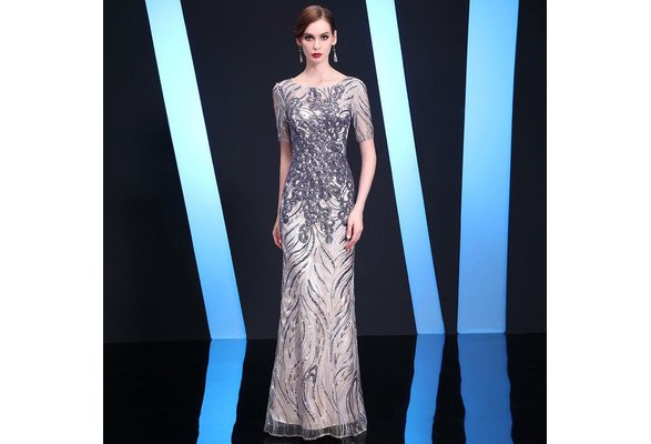 green emerald velvet dress Chic and Holland HF110316 Prom Dress - Ivory/Nude