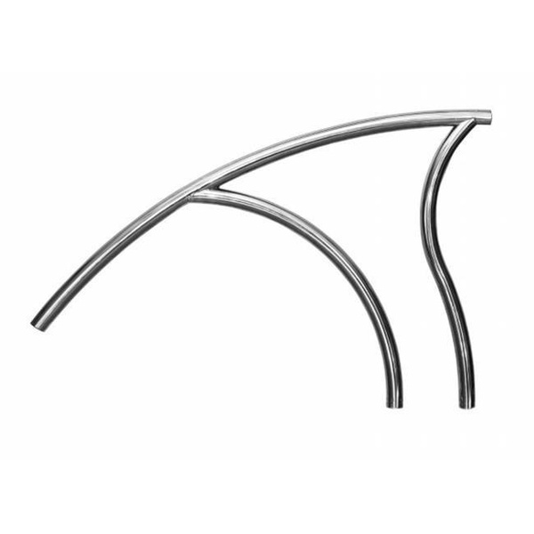 Inter-Fab DRD3D50065 Designer Deck To Deck Return Stainless Steel Stair ...