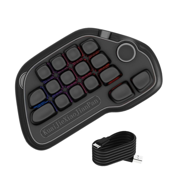 Mechanical Number Pad VIA Programmable 17 Key Hot Swappable USB Numeric ...